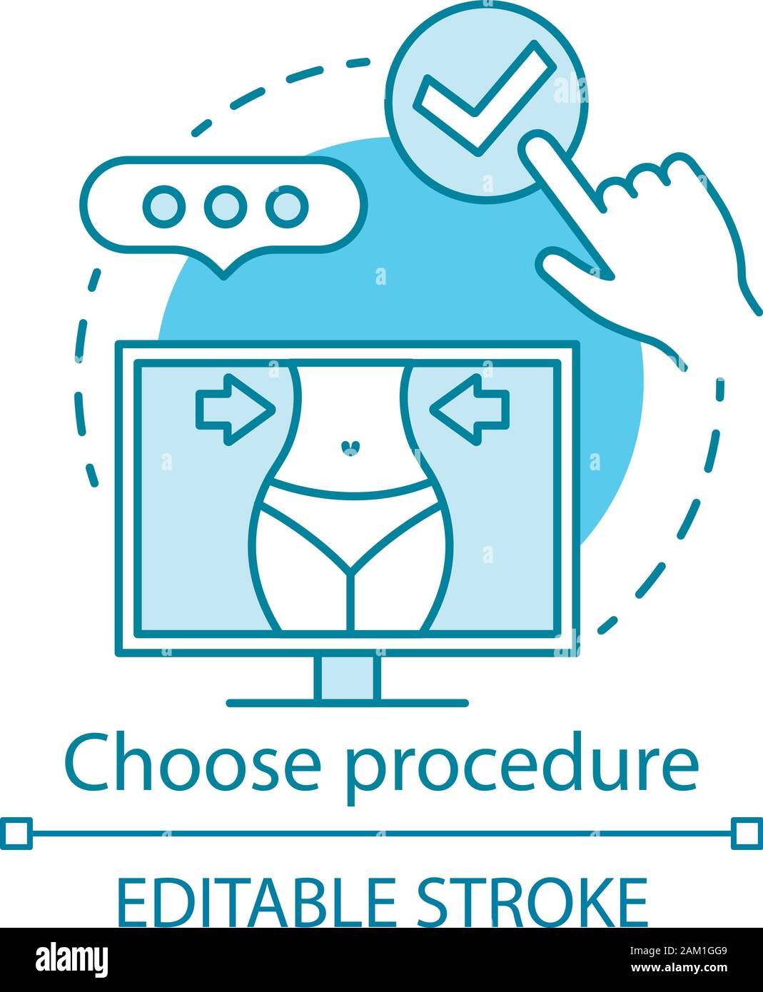 Liposuction vector vectors Cut Out Stock Images & Pictures - Page