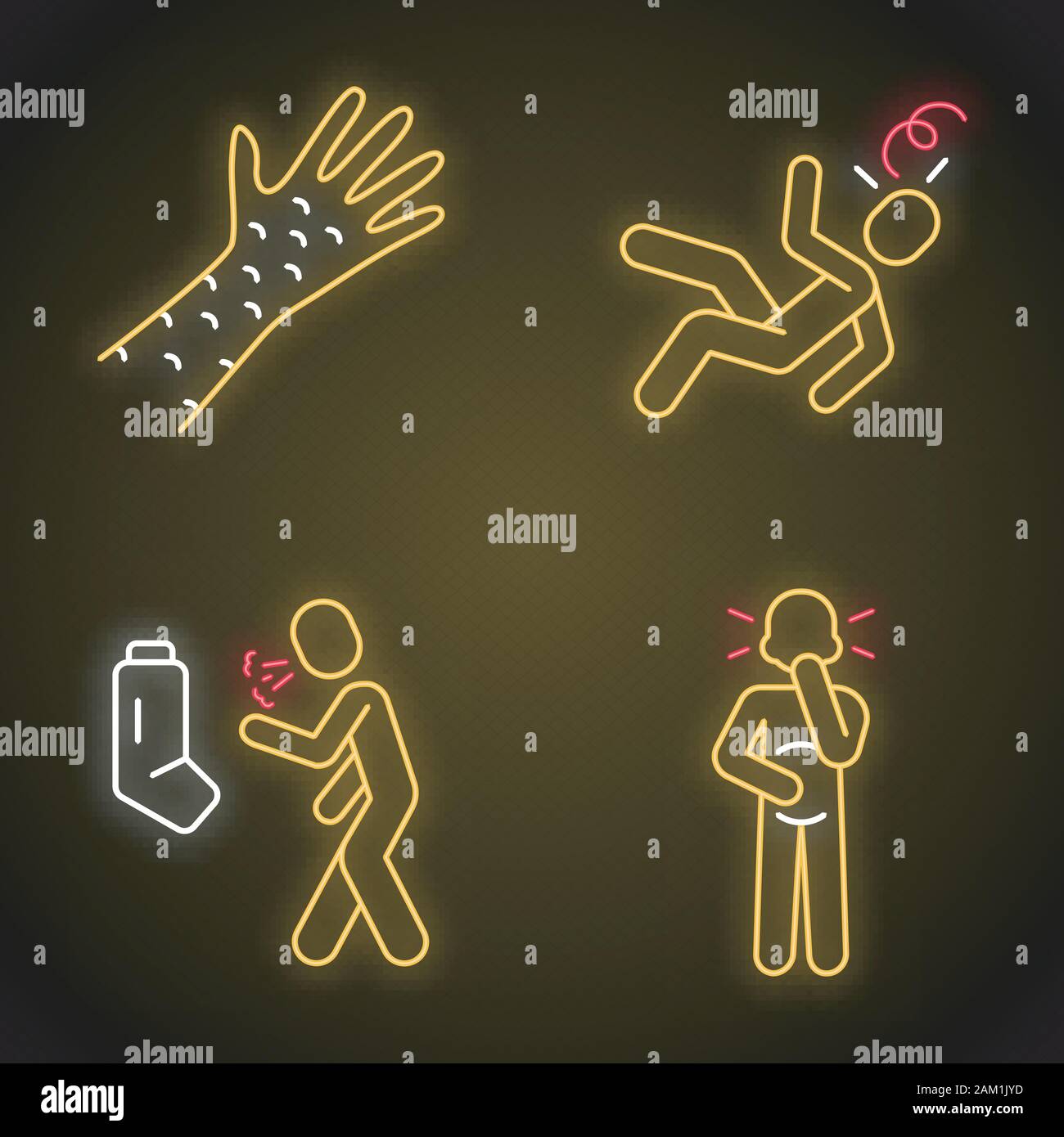 Dizziness neon hires stock photography and images Alamy