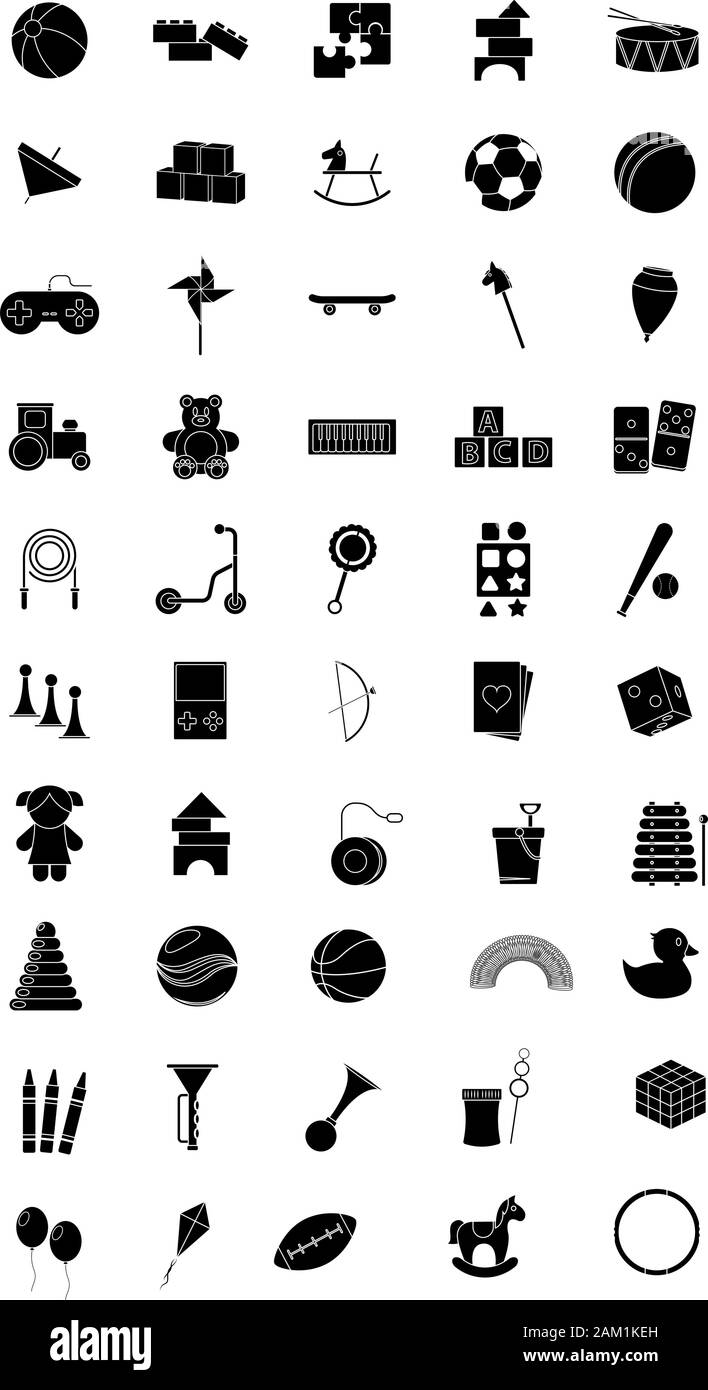 Set of toys icons - Vector illustration design Stock Vector Image & Art ...