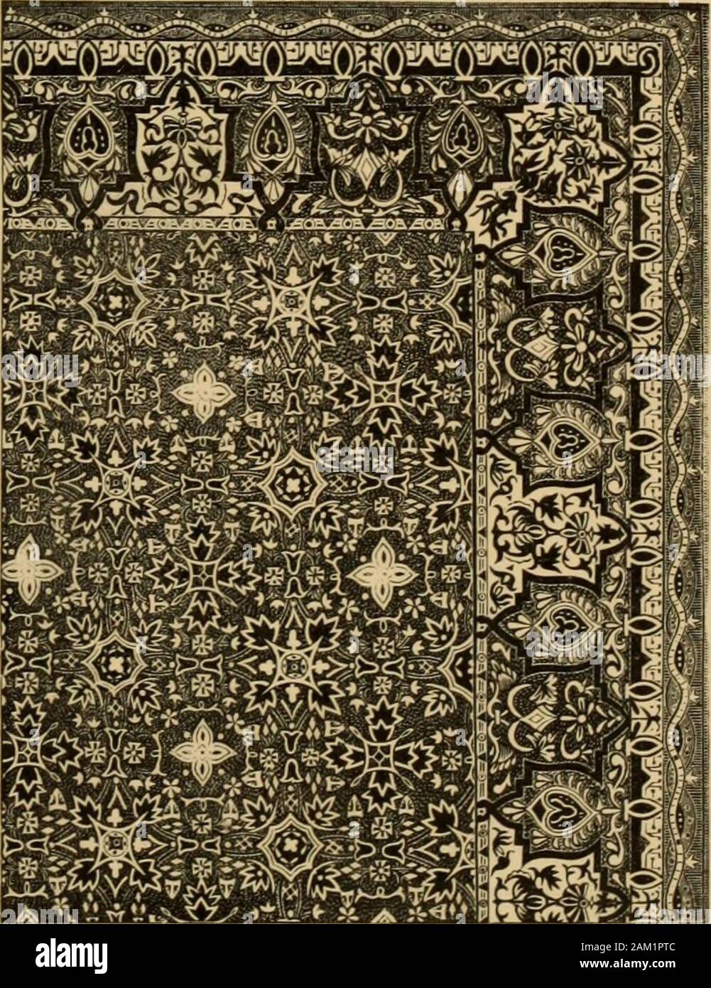 Examples of household taste . Carpets: The Bigelow Carpet Co. At the  present day the desire for oriental shapes and patterns in  furniture,household ware, room decorations, and textile fabrics has become  so