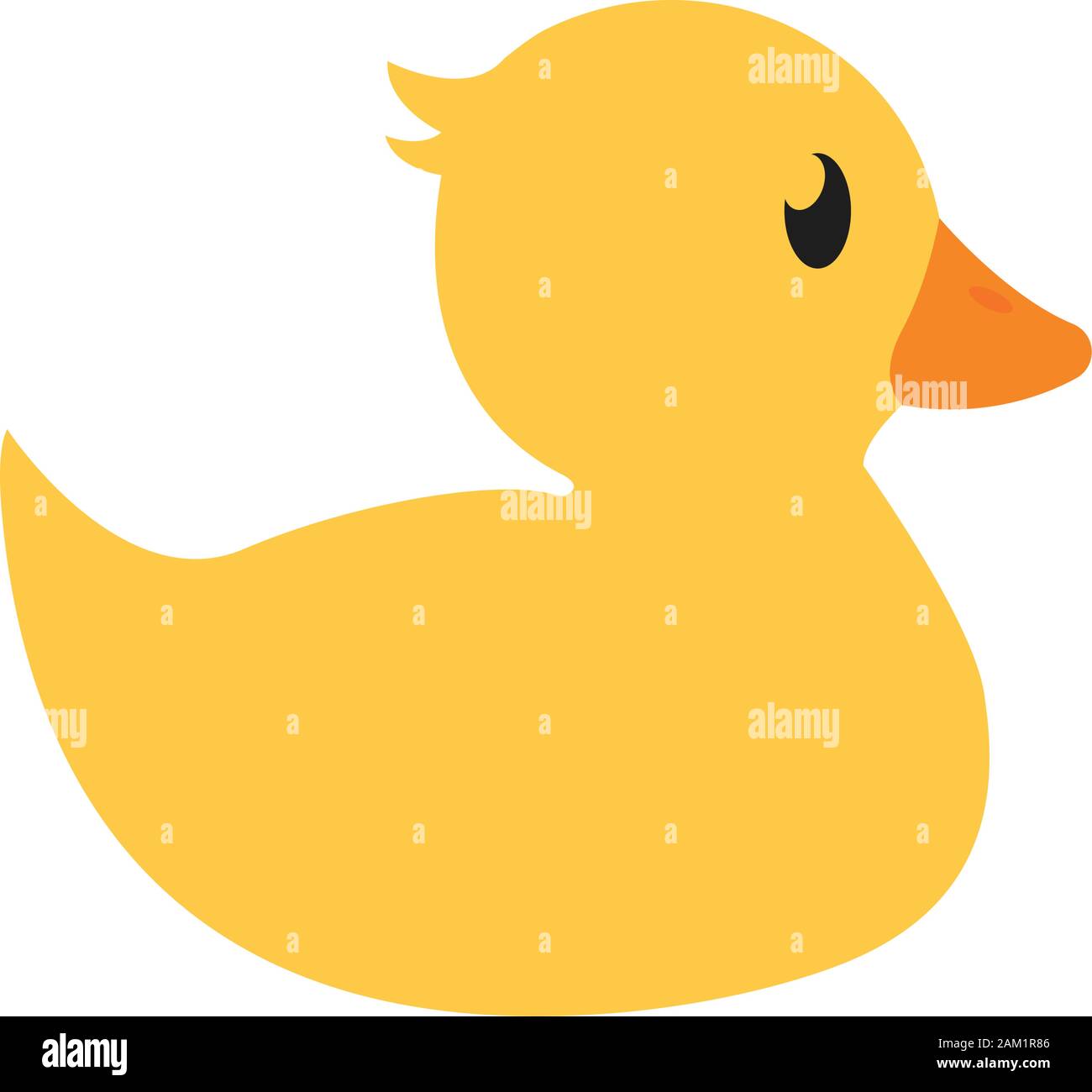 Isolated rubber duck icon Stock Vector