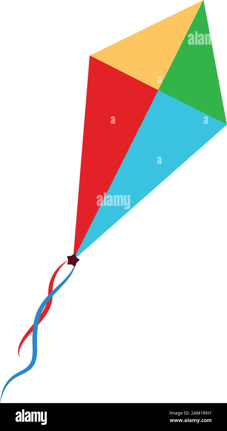 Isolated colored kite Stock Vector