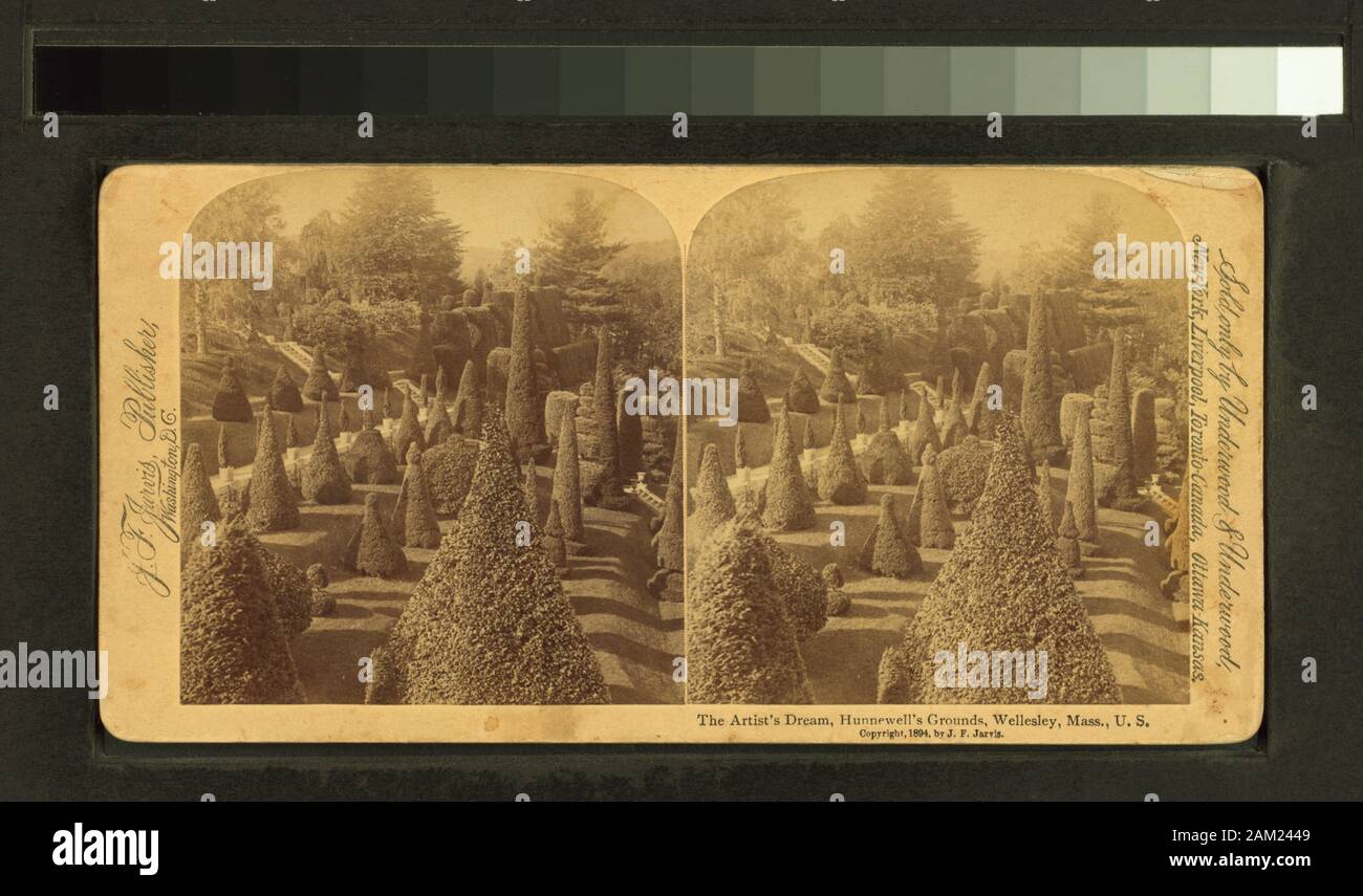 The artist's dream, Hunnewell's Gardens, Wellesley, Mass The artist's