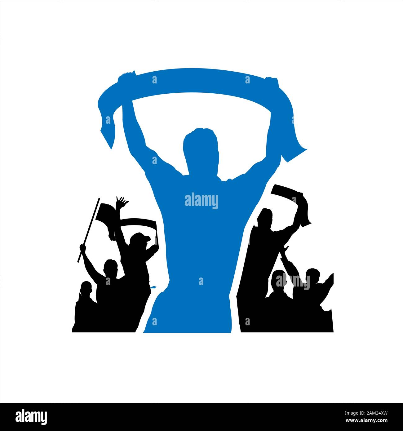 Baseball crowd cheering Stock Vector Images Alamy