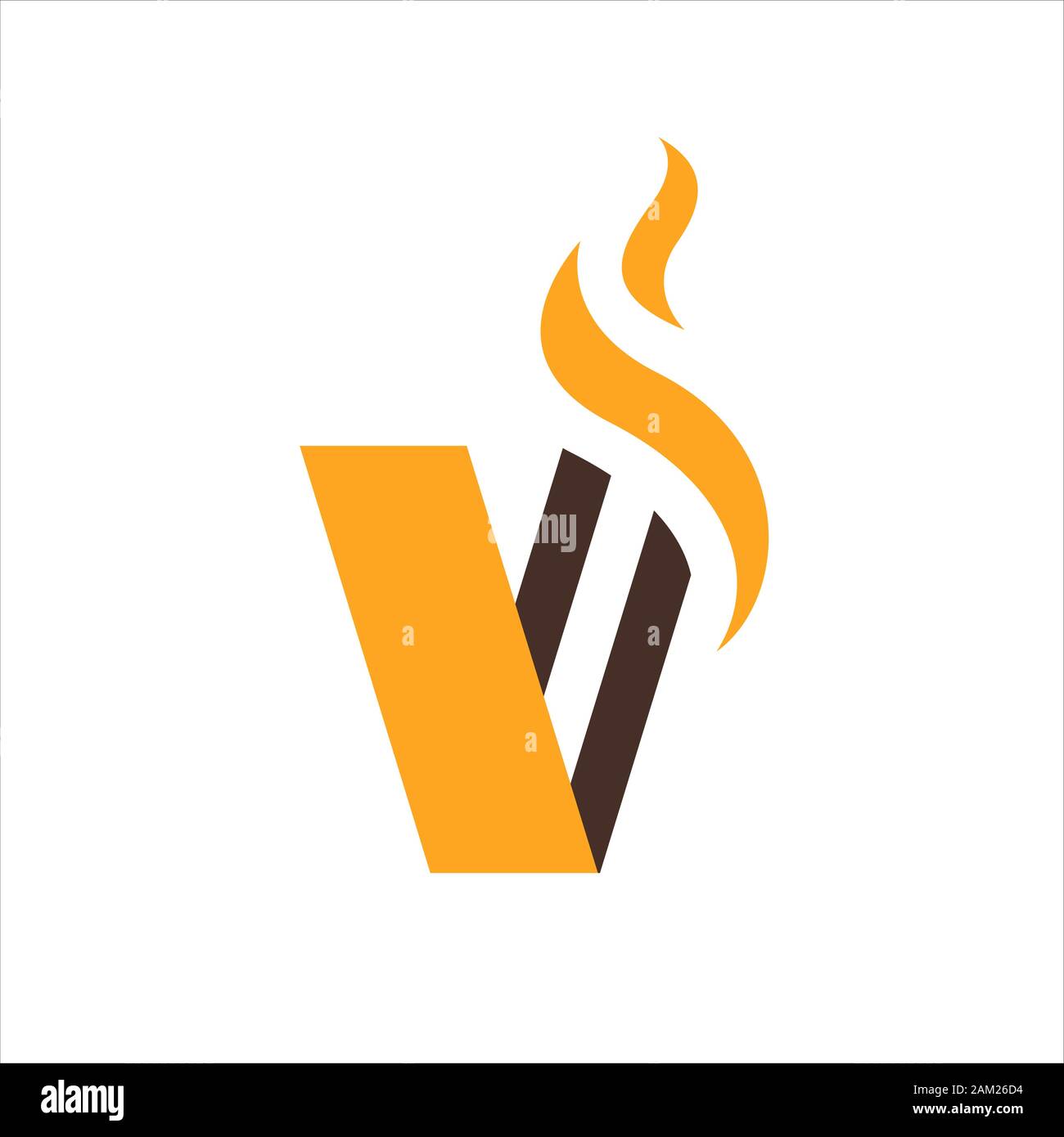 e cigarette vaporize vape logo design vector burning initial V icon symbol  graphic Stock Vector Image & Art - Alamy