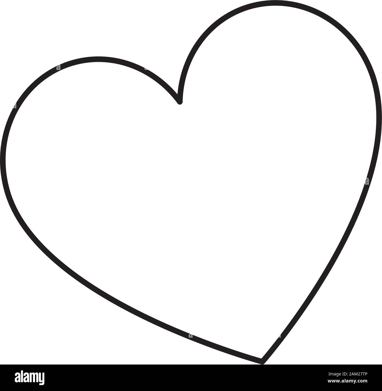 cute heart love isolated icon Stock Vector Image & Art - Alamy