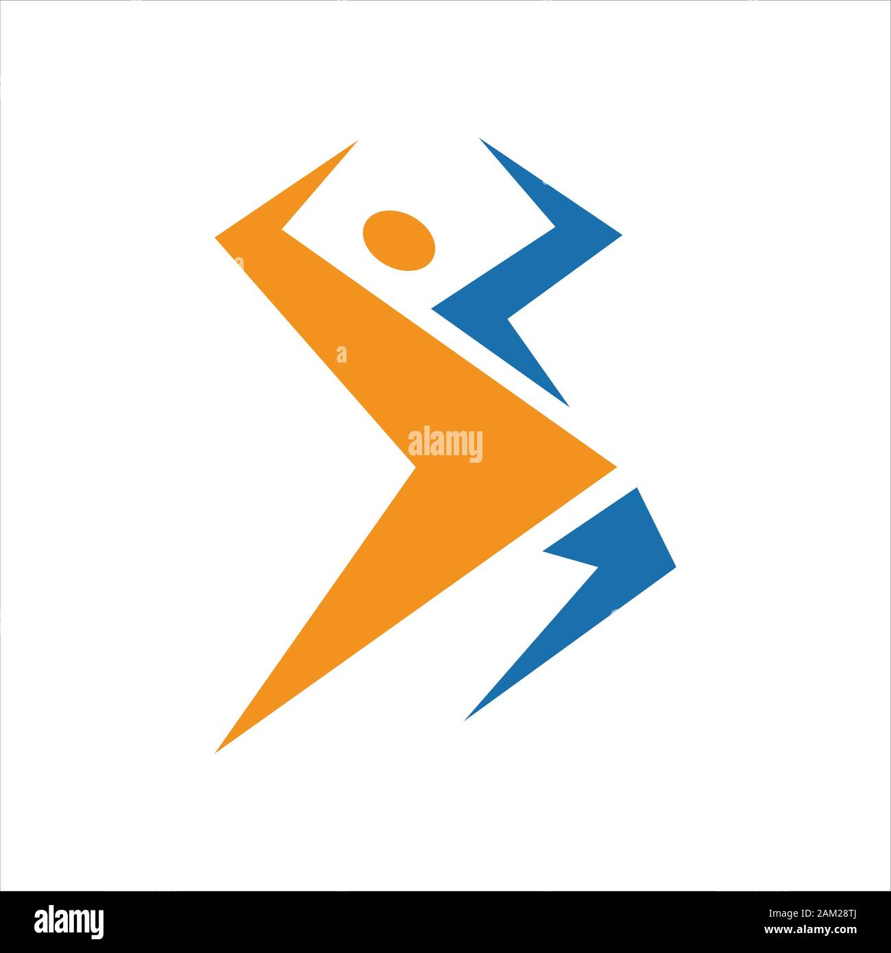 abstract healthy people logo design vector sport elements illustrations ...