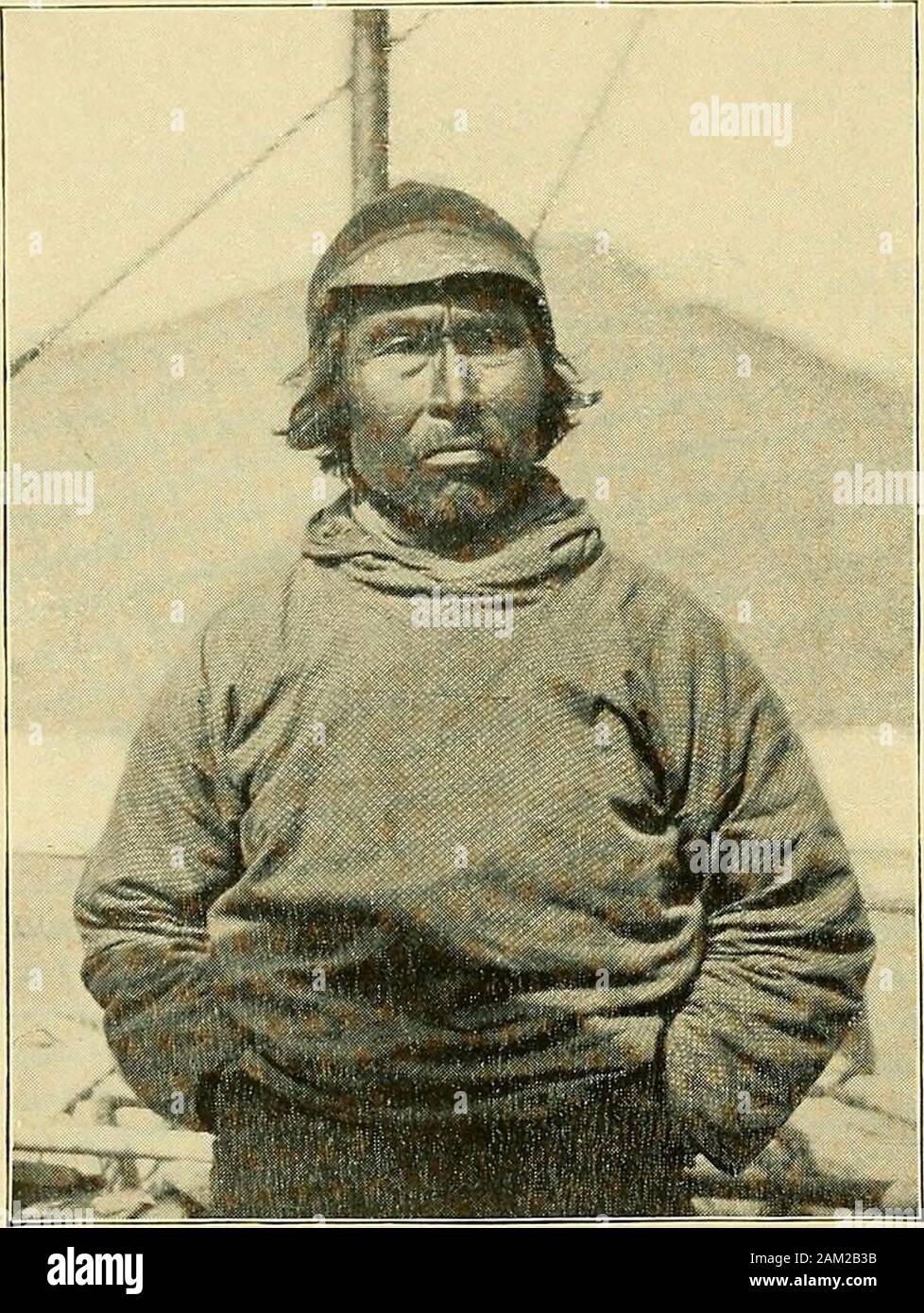 Northward over the great ice : a narrative of life and work along the shores and upon the interior ice-cap of northern Greenland in the years 1886 and 1891-1897, with a description of the little tribe of Smith Sound Eskimos, the most northerly human beings in the world, and an account of the discovery and bringing home of the Saviksue or great Cape York meteorites . 875-76 Expedition, as pilotand interpreter. My plan, in outline, was to gain the border of theinterior ice at some point as near the north-east angle of Disco Bay as pos-sible, my preferencebeing the base ofNoursoak Peninsula,and t Stock Photo