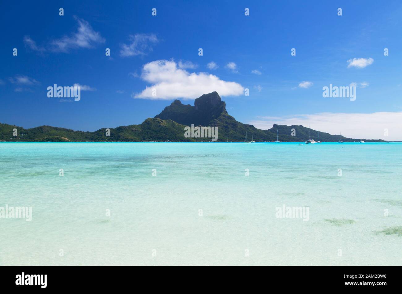 Bora Bora, Society Islands, French Polynesia Stock Photo