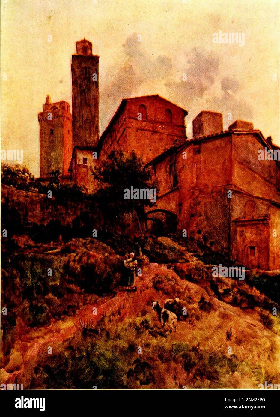 An artist in Italy . wenoticed as being on the west wall,—is a large