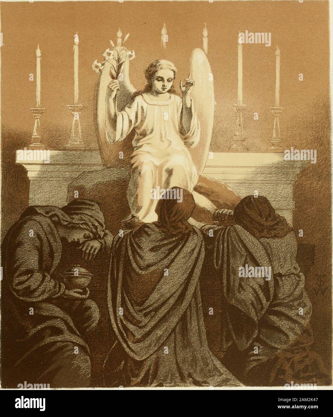 The Angel At The Sepulchre The Angel At The Sepulchre Whom Seek Ye Asks The Angel Of The Tomb And Maketh Answer Mary Magdalen Jesus Of Nazareth Him Crucified To Whom The Angel