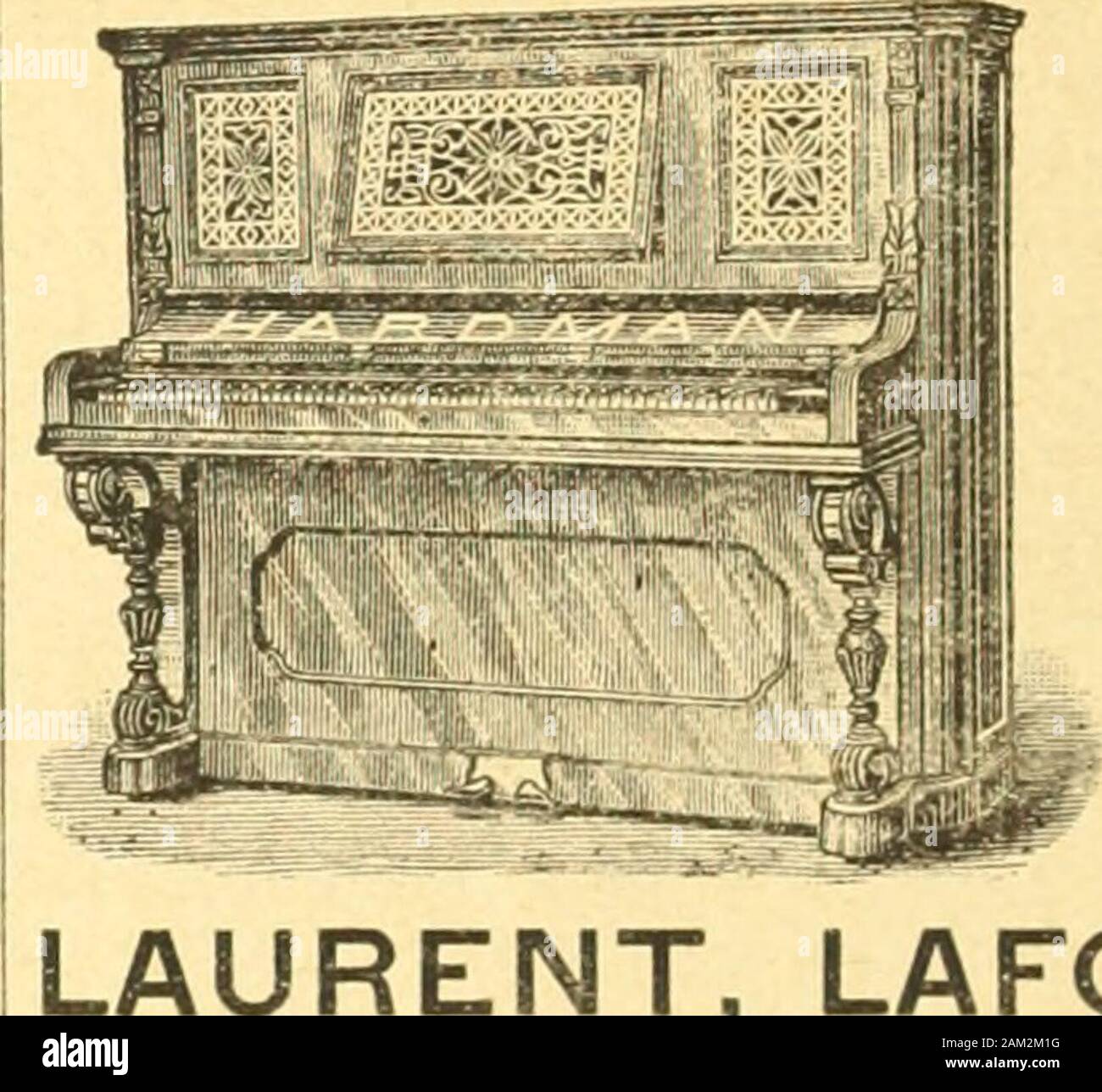 Le quincaillier (Septembre 1888-Aout 1889) . OCCASION UNIQUE POUR ACHETER  UN PIANO! LTSEZ:1 PIANO MARSHALL & WENDELL, 7 octaves, repare a neuf. $17o  00 1 PIANO SCHOEBLER & CO. de New-York, pour