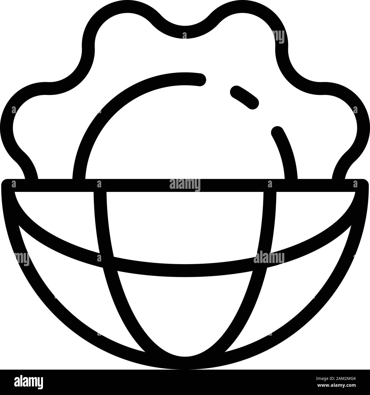 Global hot sun icon, outline style Stock Vector Image & Art - Alamy