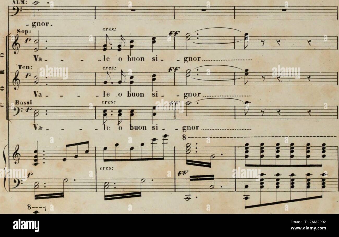 Naida : opera semiseria in 3 parti . 4 15740 A 1.1 PLiSjjLAim -ti- r ^r. t i r i^MN£ m e in partir tinvi -o un sa.lu    to an   cor pos   sa questo m » u r m 3S S=i r ¥=i=±=t p t i D P p P -h+e §é=l can - to scendere in quel cor; far che cessi il pianto che lo tur. ba o .. 1 K r&gt; ? T 4 4 —N h S ?3-^g—- -f ? ..-•? FINE dellATTO II. A 1*740 A 13! PRELUDIO ATTO III LARGHETTO Stock Photo