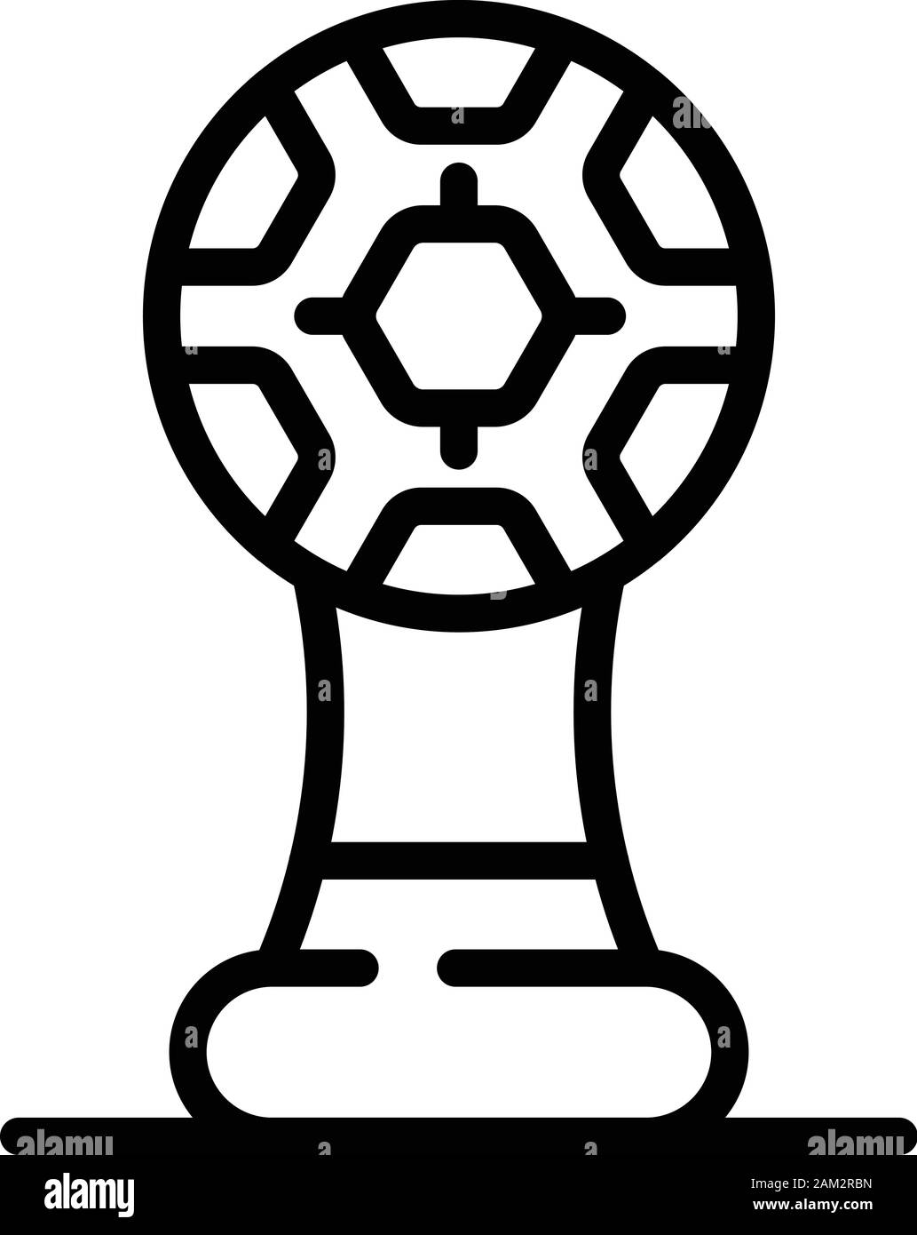 Soccer cup icon, outline style Stock Vector Image & Art - Alamy