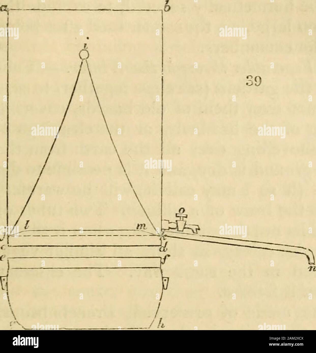 The Gardener's magazine and register of rural & domestic improvement . r, add onedozen and a half of sharp ripe white magnum bonum plums,and one dozen of jargonelle pears in the same state, (juar-tered ; then to every 4 lbs. of fruit add Gibs, of loaf-sugar,and 3 English pints of water. Put the whole into a jireserv-in[T-pan, and boil them for three quarters of an hour, takingoff the scum as it rises. Then put it into a can or jar untilcold, add three quarts of goosebeny brandy, and let it standfor six weiks ; then pass it through your jelly-bag, and youwill have the above fine li(jueur. Mode Stock Photo