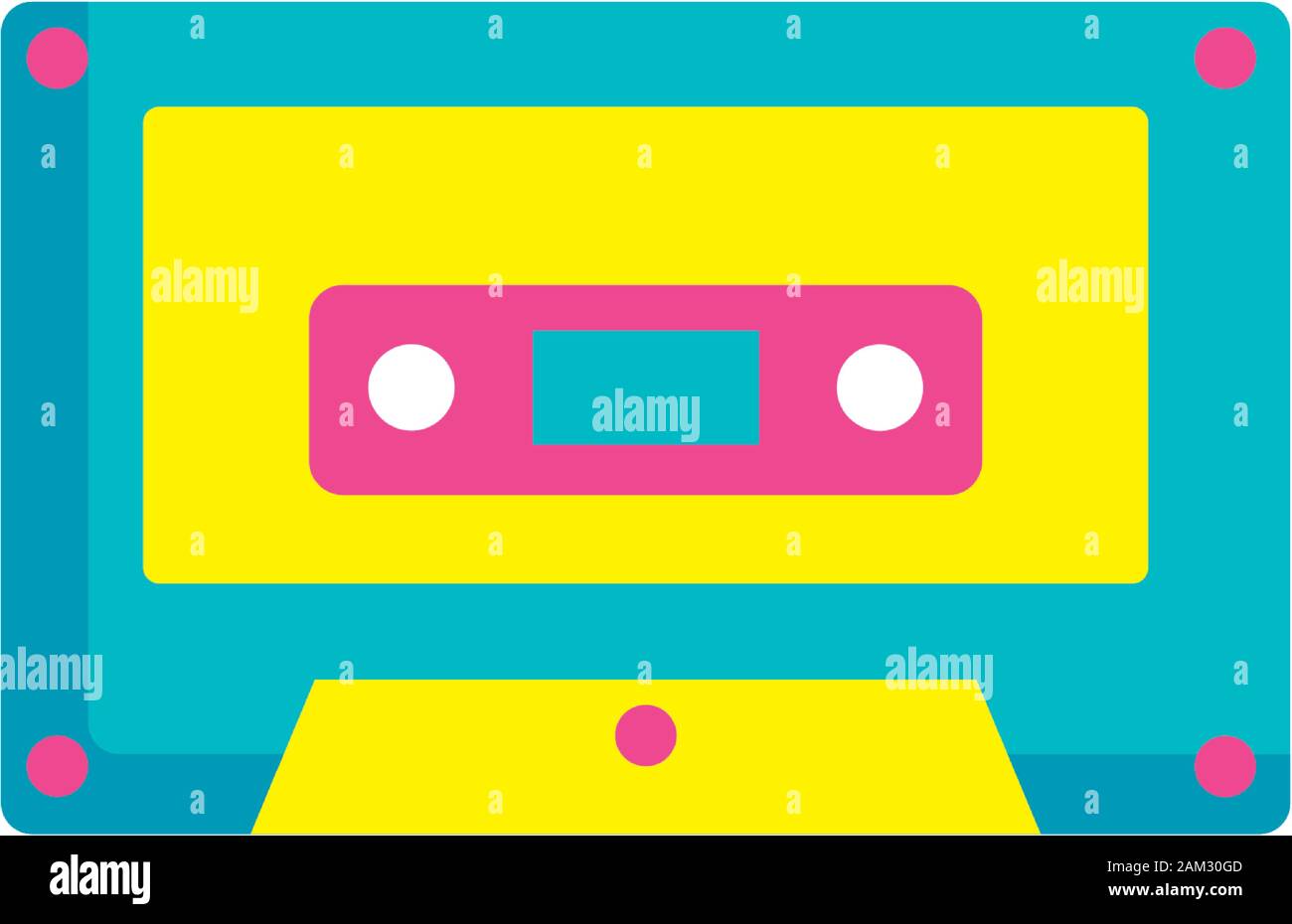 cassette music pop art style icon Stock Vector Image & Art - Alamy