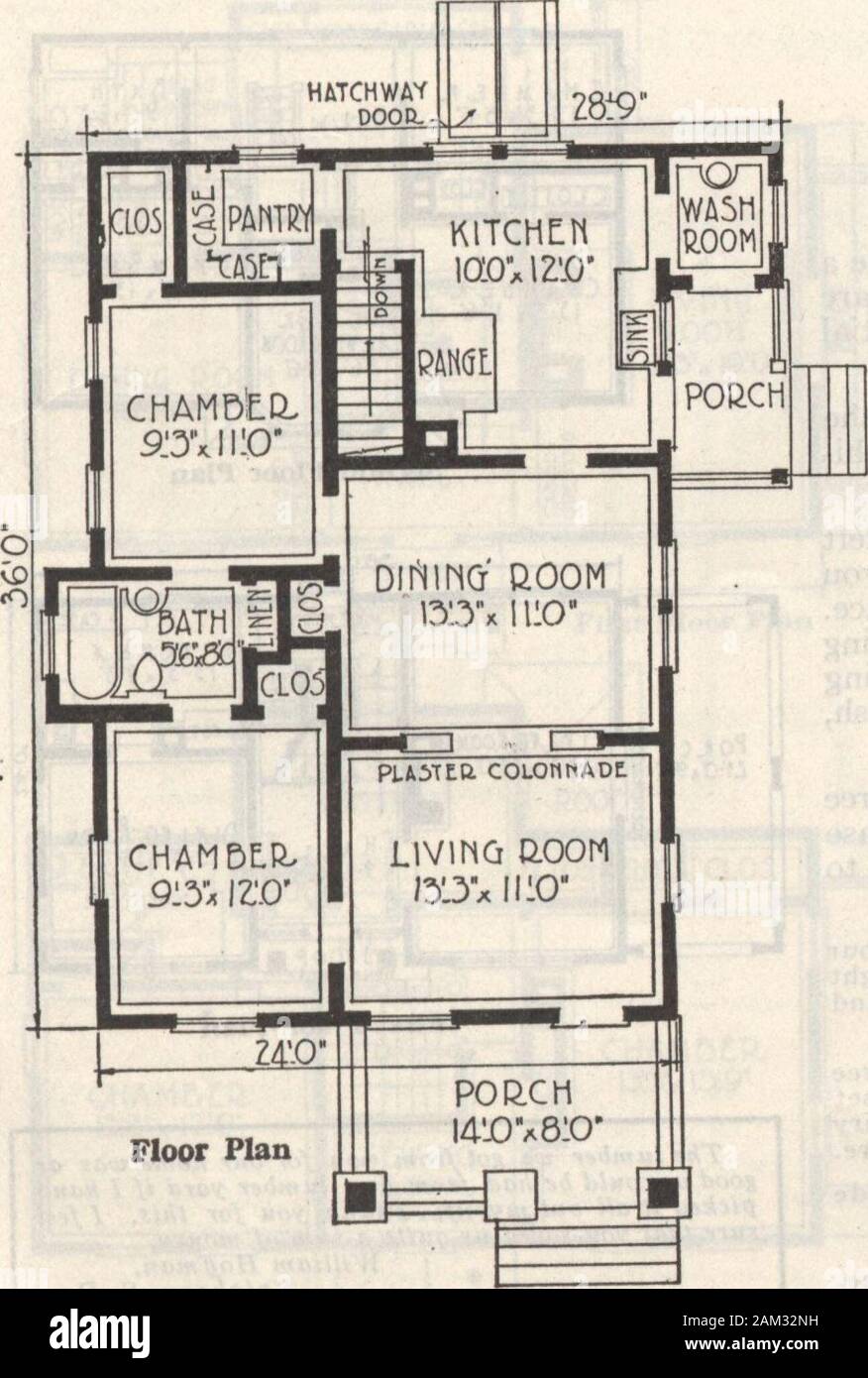 Gordon-Van Tine homes . indow opening onto the side porch is the 