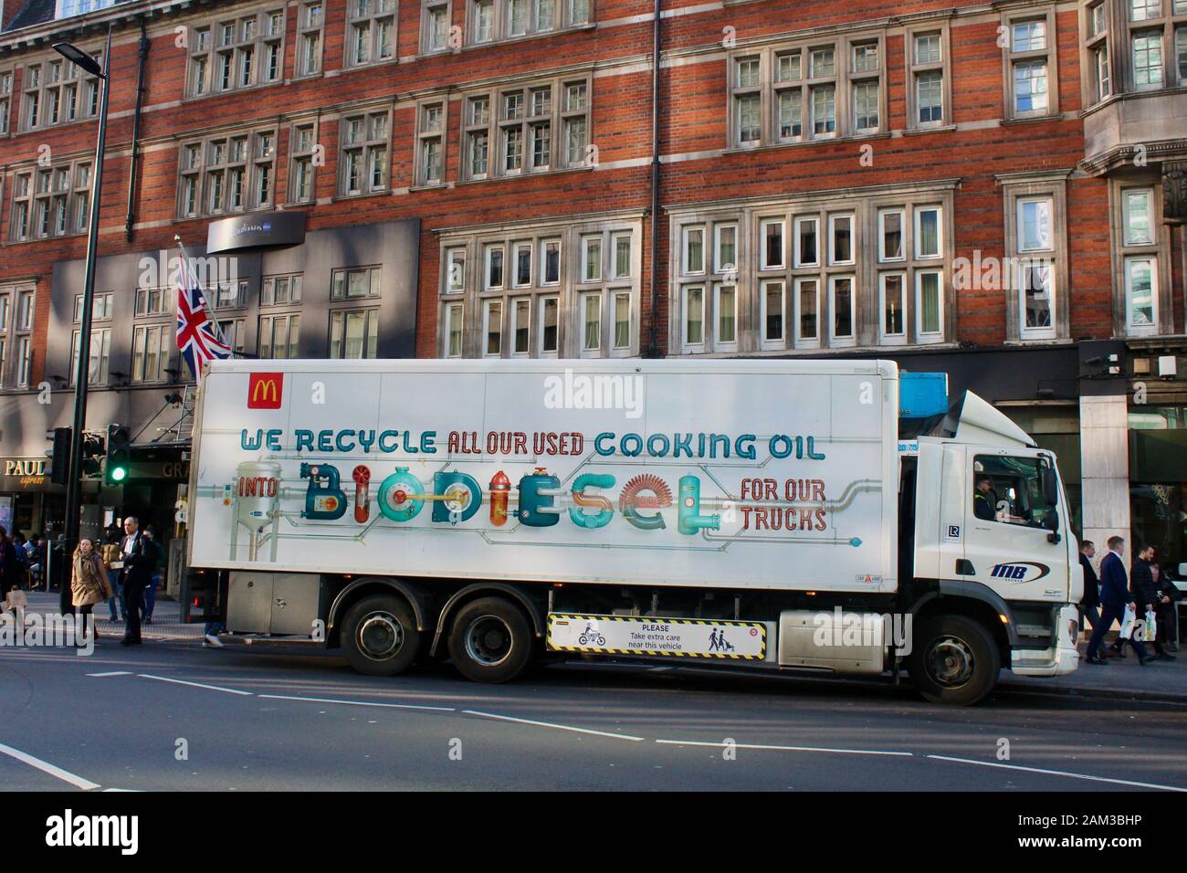 a macdonalds truck using bio diesel from used cooking oil central ...
