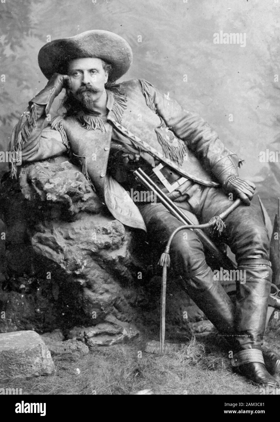 BUFFALO BILL - William Cody - (1846-1917) American soldier and showman Stock Photo
