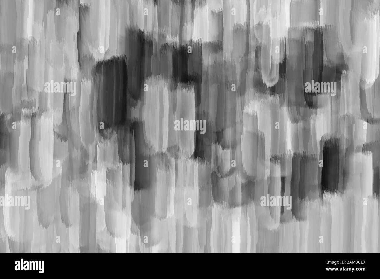 Modern drawing texture. Random brush strokes of paint in black and