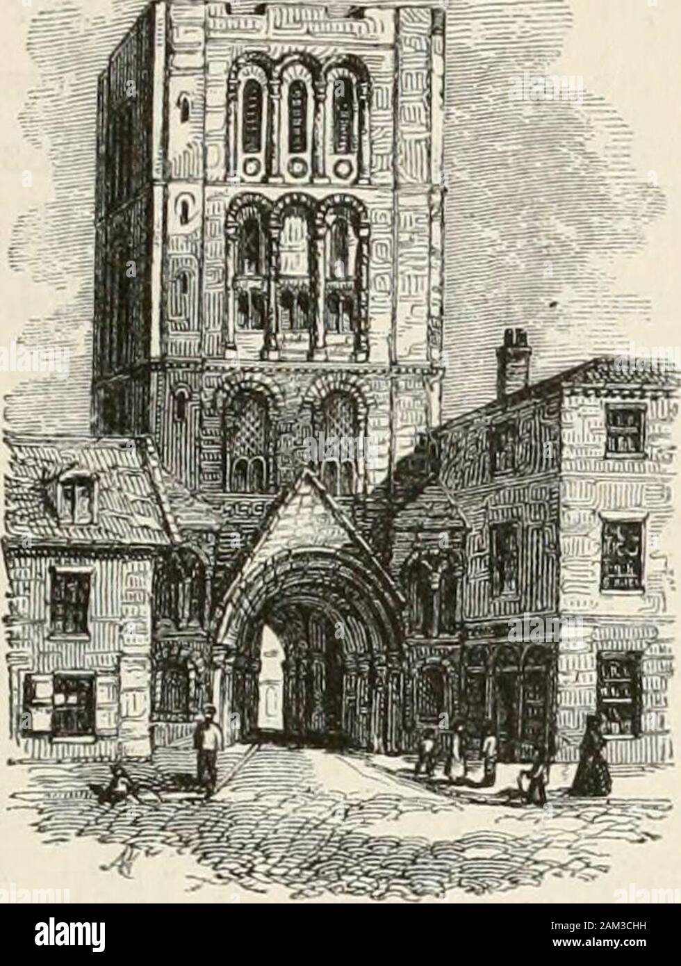 The Herald and genealogist . NORMAN TOWER AT BURY. THE BRIGHTS OF SUFFOLK. The Brights of Suffolk, England ; Represented in America by the Descendants ofHenry Bright, Jun., who came to New England in 1630, and settled in Water-town, Massachusetts. By J. B. Bright. For Private Distribution, Boston, 1858,8vo. pp. XX. 345. Among the many handsome genealogical works that have been pro-duced in New England, this may deservedly be placed in the foremostrank: whilst it has this peculiar characteristic, that it is wholly devotedto the histoiy of those members of an American family who either livedbefo Stock Photo