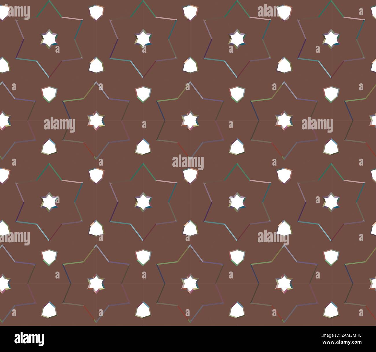 Geometric ornamental vector pattern. Seamless design texture. Stock Vector