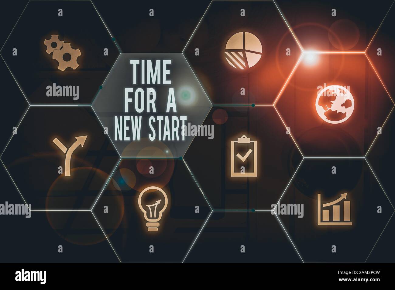 Text sign showing Time For A New Start. Business photo showcasing Trust ...