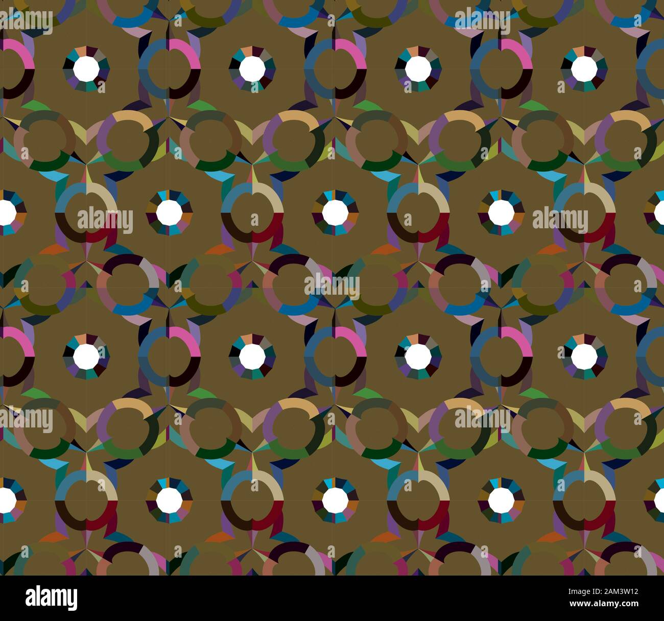 Geometric ornamental vector pattern. Seamless design texture. Stock Vector
