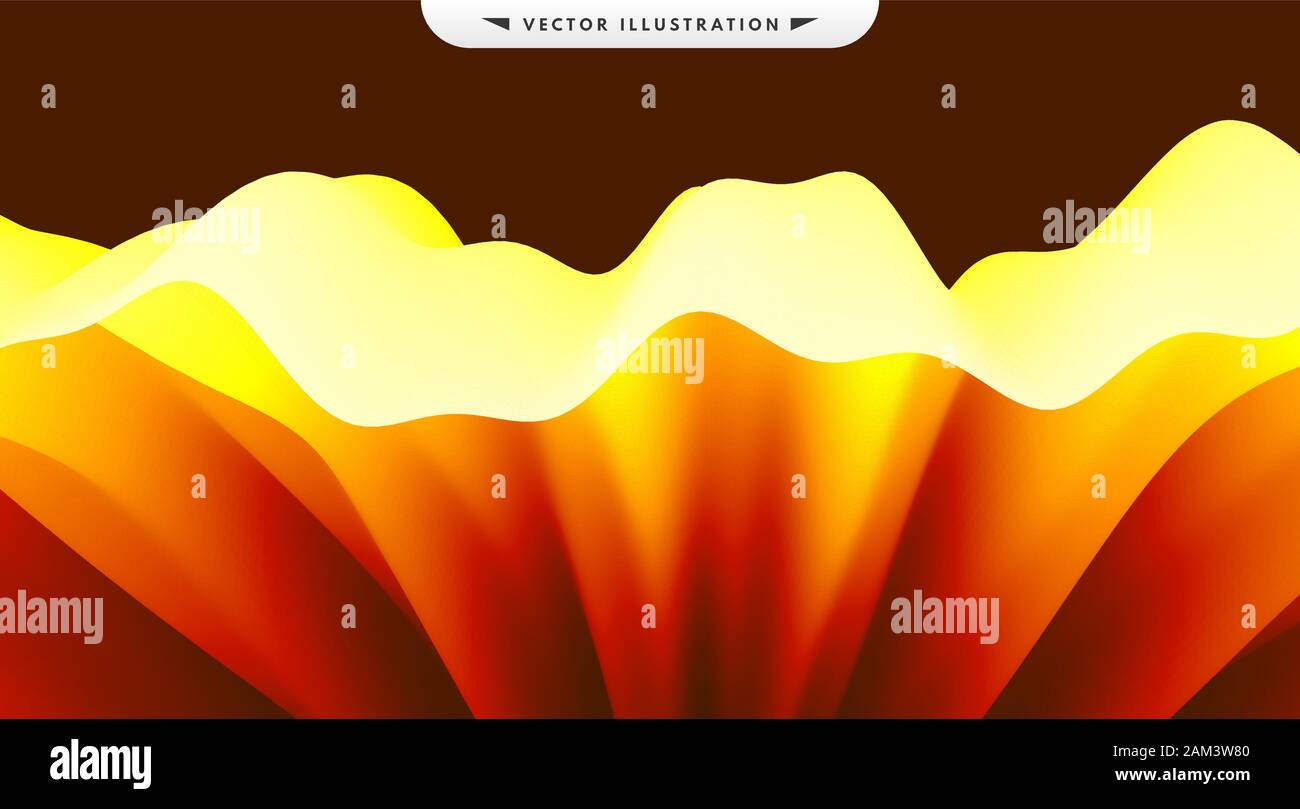 Abstract leaf texture. Floral background. Vector illustration with dynamic effect. Stock Vector