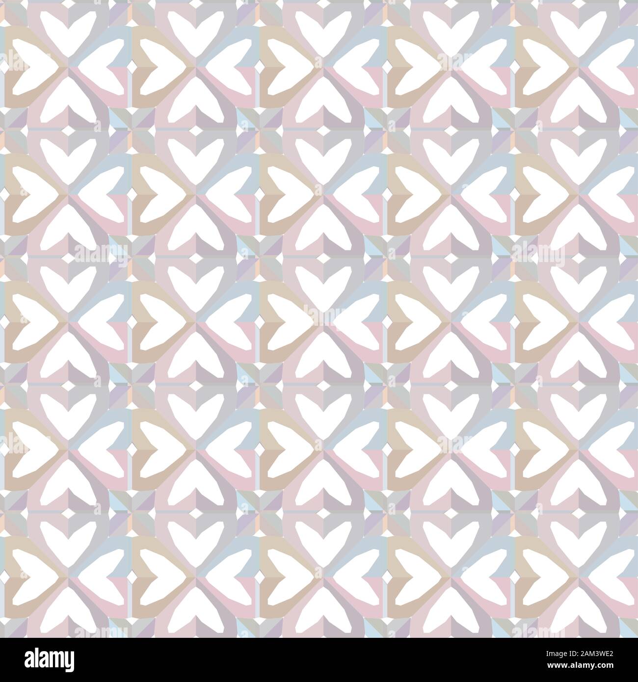 Geometric ornamental vector pattern. Seamless design texture. Stock Vector