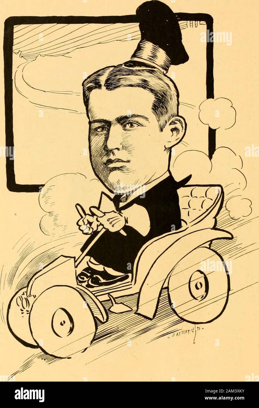 Clevelanders "as we see 'em;" a gallery of pen sketches in black and white . F. F. HlCKOX 181. Bascom Little Automobiles 182 Stock Photo