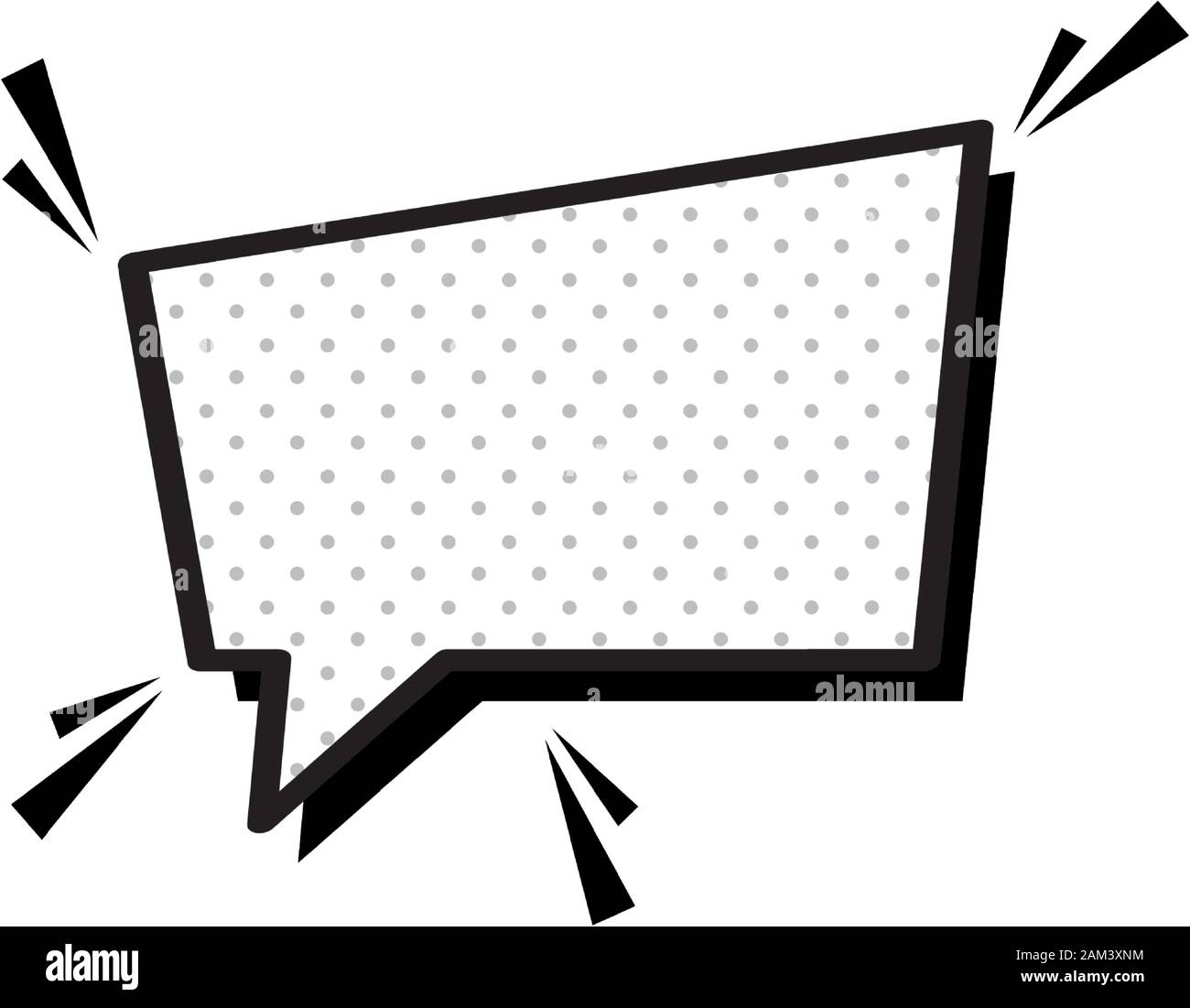 speech bubble pop art style Stock Vector Image & Art - Alamy