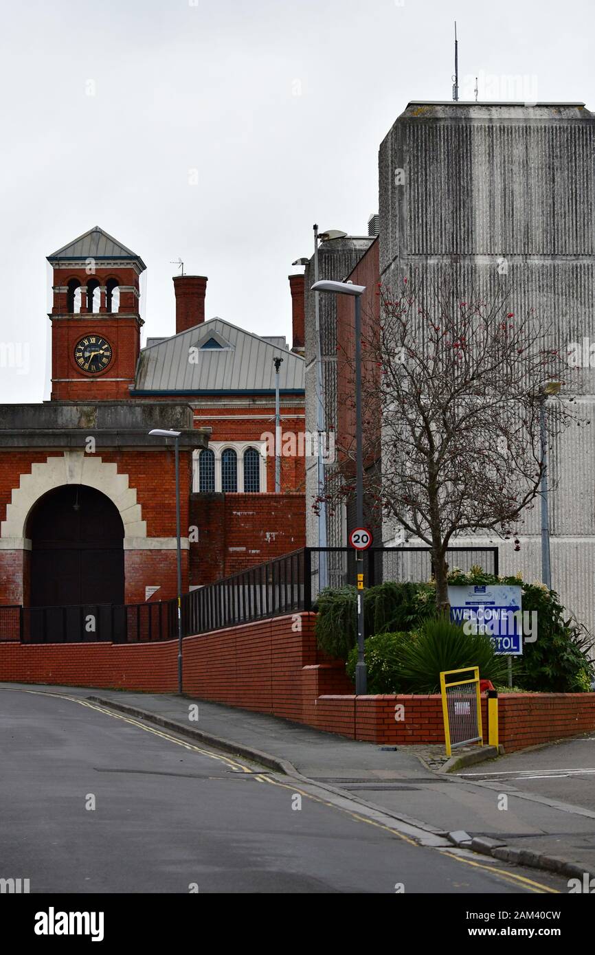 Bristol, UK. 11th Jan, 2020. Five Prison officers injuried by inmate attack.Happened on friday afternoon.All five received hospital treatment. Picture Credit: Robert Timoney/Alamy Live News Stock Photo