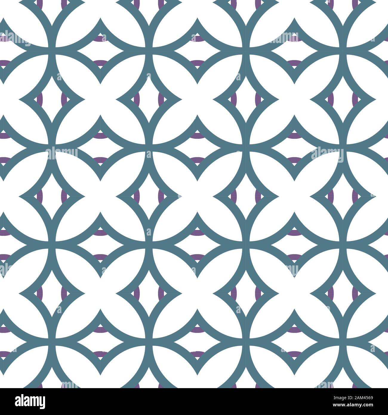 Seamless geometric ornamental vector pattern. Abstract background Stock Vector