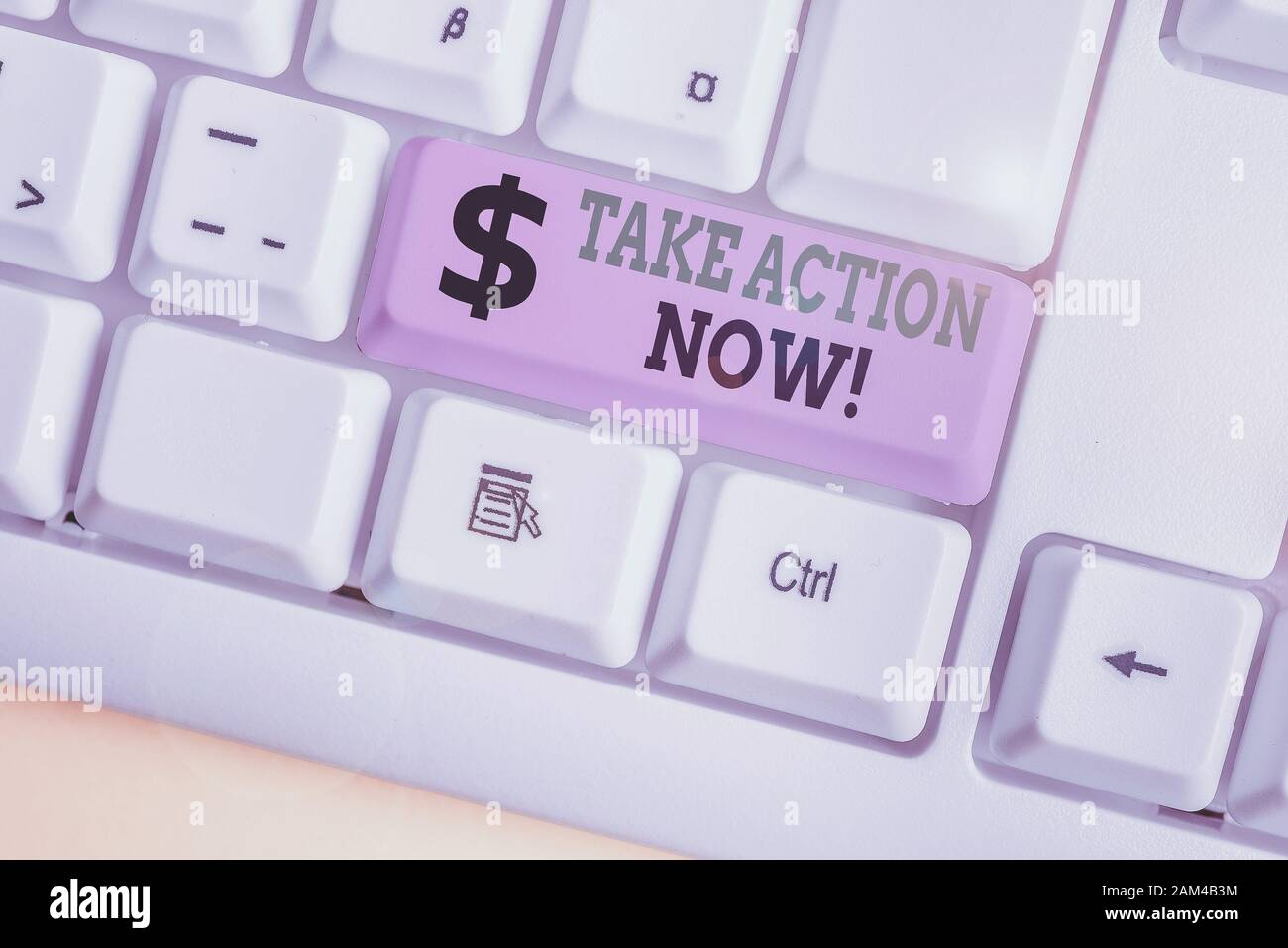 Conceptual hand writing showing Take Action Now. Concept meaning do ...