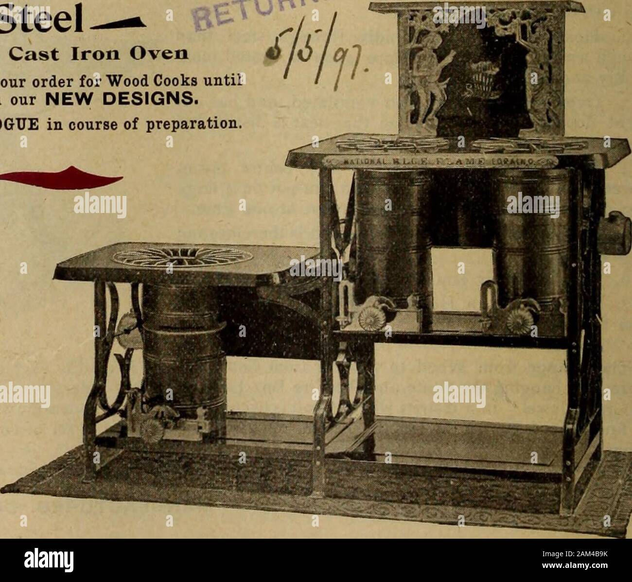 Hardware Merchandising January June 1897 Possesses More Features Of Utilityand Convenience Than Any Otherrange In The Market This Hasbeen Settled After Thorough Tests Xhey Operate Perfectly Yield A Good Profit To Dealers Build Up