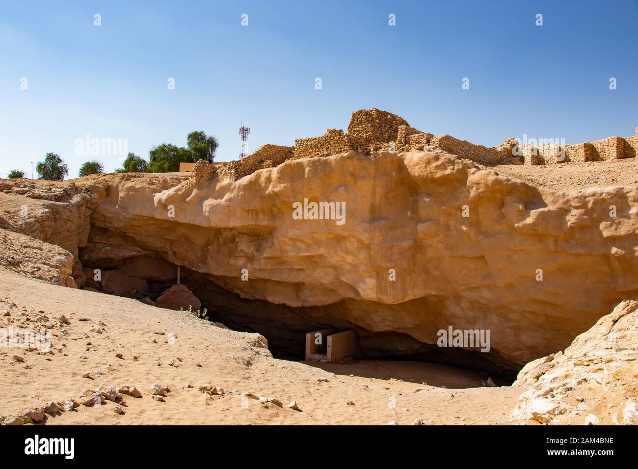 View of lost city of Ubar in Oman Stock Photo - Alamy