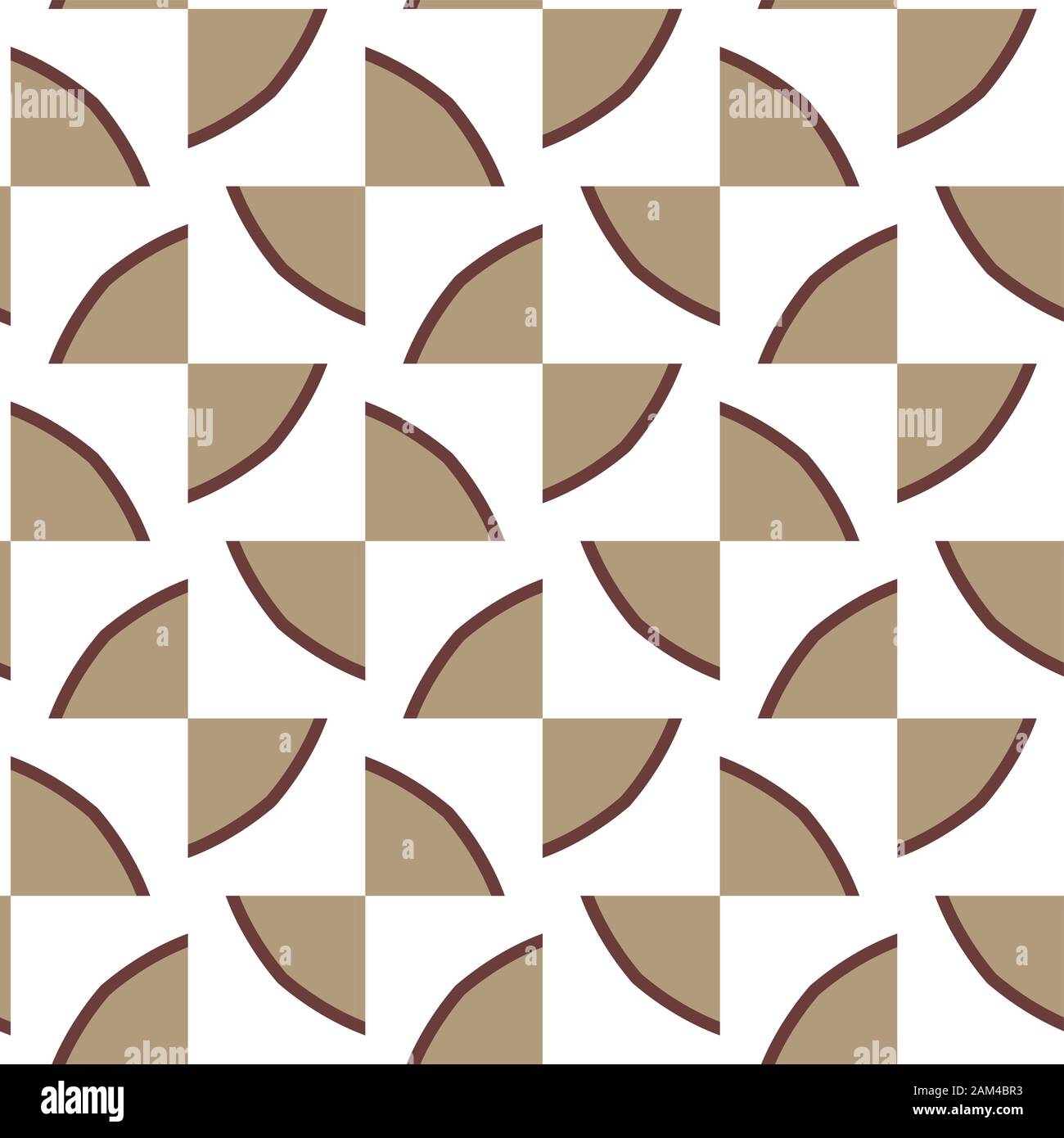 Seamless geometric ornamental vector pattern. Abstract background Stock Vector