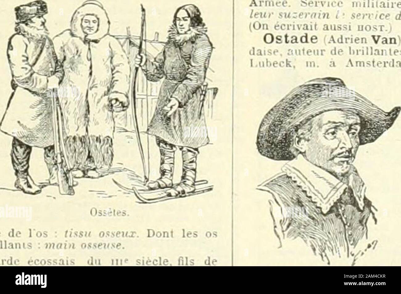 Larousse universel en 2 volumes; nouveau dictionnaire encyclopédique publié sous la direction de Claude Augé . [rage. iseurs dos » : lossifrage géant ou pitut géant mesure prés d J-H mètre lie l&lt;m./urur ; sa COUfeur i l dun brun marron uniforme.Ossovietz ou Osoviec, v de Pologm lr- Bobr. Elle fut assiégée deux fois sanspat 1 Allemands, pendant la Grande Guerre:dabord en septembre 1914, puis en février-mars 1015.Abandonnée sans combat par les Russes le 20 août suivant, elle fut occupée par les Allemands OSSU os-su], e adj.Qui a de gros os : une femmeossue. (Peu us.) OSSUaire os-su-ê-re] n. m Stock Photo