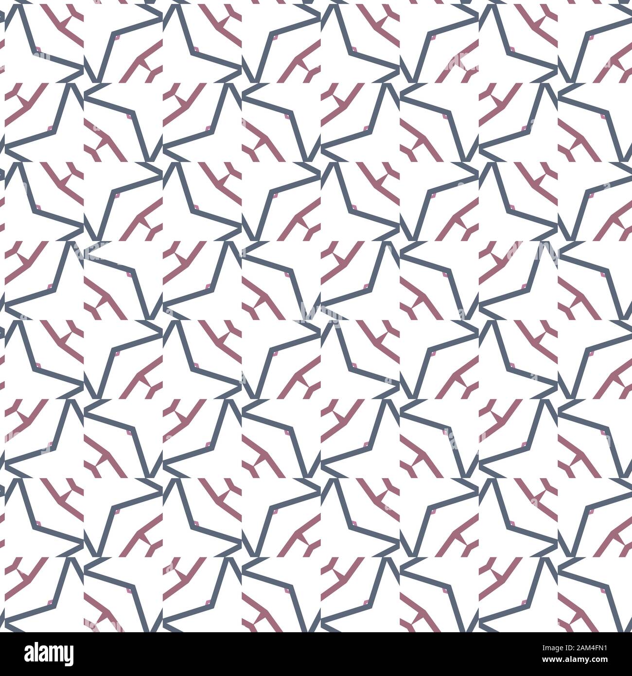 Geometric ornamental vector pattern. Seamless design texture. Stock Vector