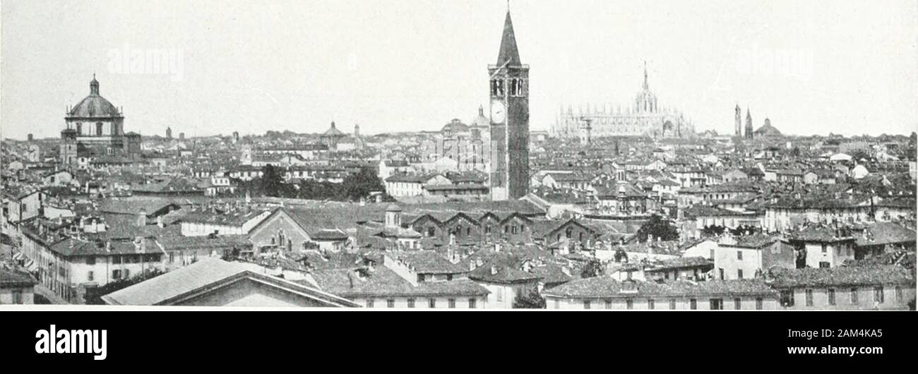 Milano . olo davvero consolante di cosi gran numero di chiese vetuste e belle,di palazzi e di cortili in ciù aleggia sereno lo spirito in-entivo ed equilil)rato dei grandi maestritlella rinascenza, e dinanzi al gran numero di collezioni pubbliche e priate rigurgitanti di operedarte, il lettore potrà farsi la persuasione che la città merita altro omaggio che (.[nello che quasisolo le vien tributato per lo spettacolo delle sue energie e della sua attività odierna. Nonostante la eccezionale larghezza concessami nello svolgimento dello scritto e nella sceltadel materiale illustrativo (cosi che s Stock Photo