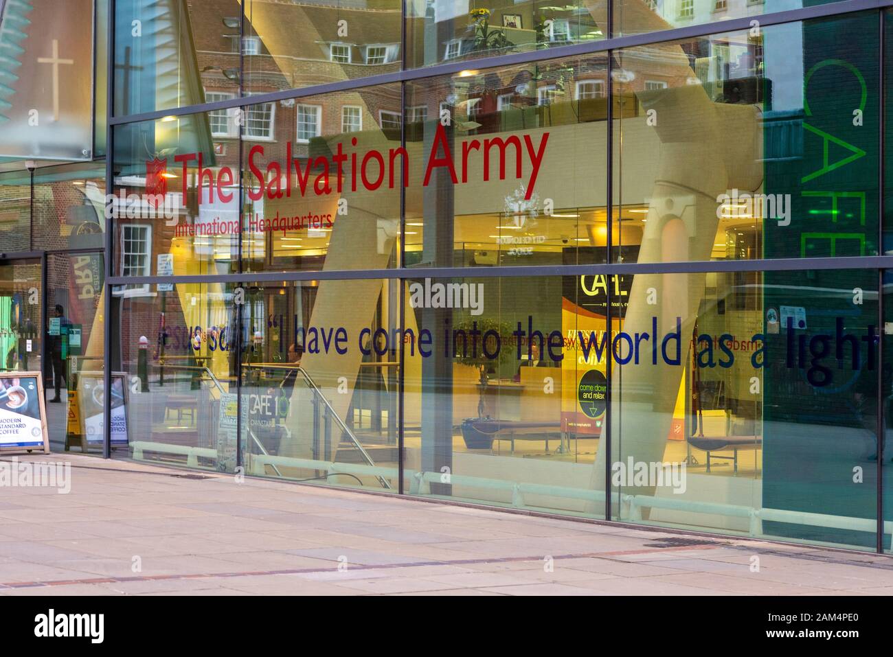 International headquarters of The Salvation Army at Millennium Bridge, St Paul's, London Stock Photo