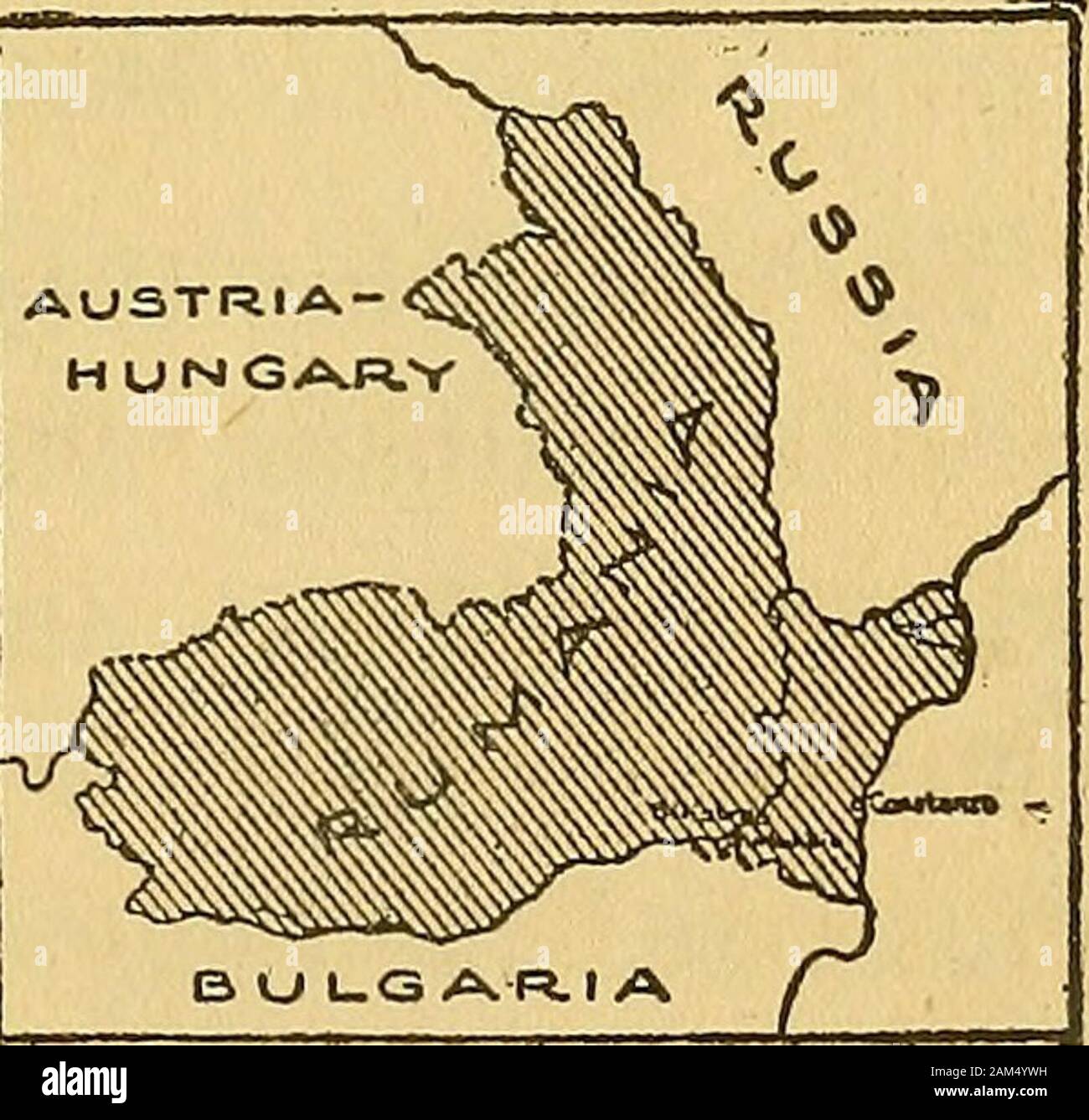 Rumania S Sacrifice Her Past Present And Future 1878 1913 R Us Sia Austria 1 Mungar V Y B U Uo Apil A R B U Ua Ar I A Rumanias Territory At Different