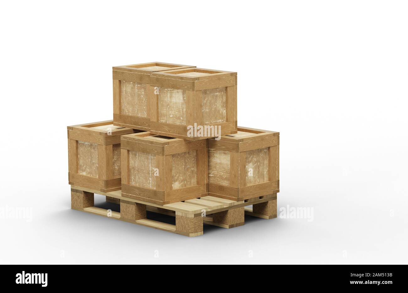 Download Box On Pallet High Resolution Stock Photography And Images Alamy PSD Mockup Templates
