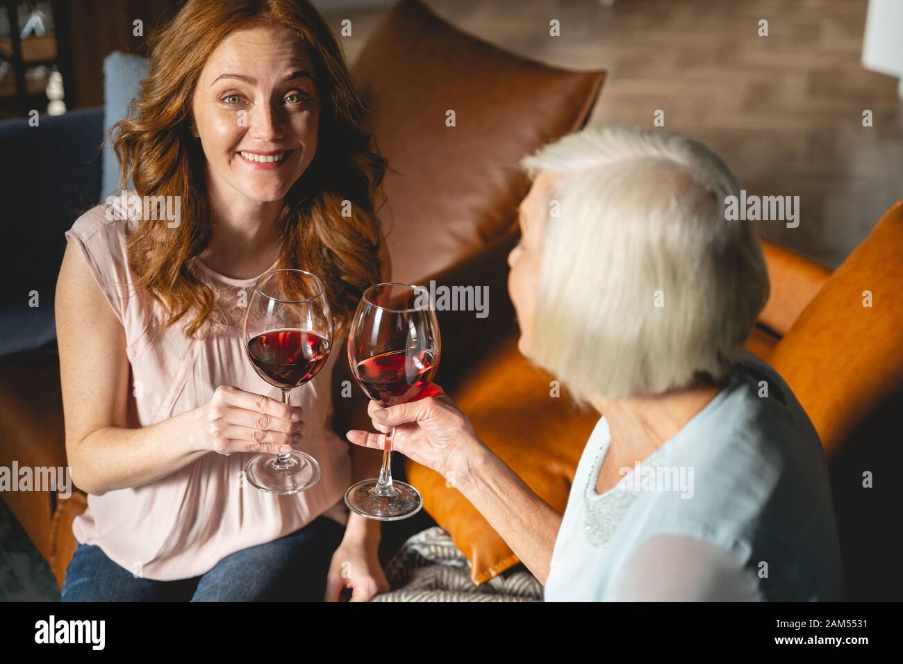 Portrait of happy girl that posing on camera Stock Photo - Alamy