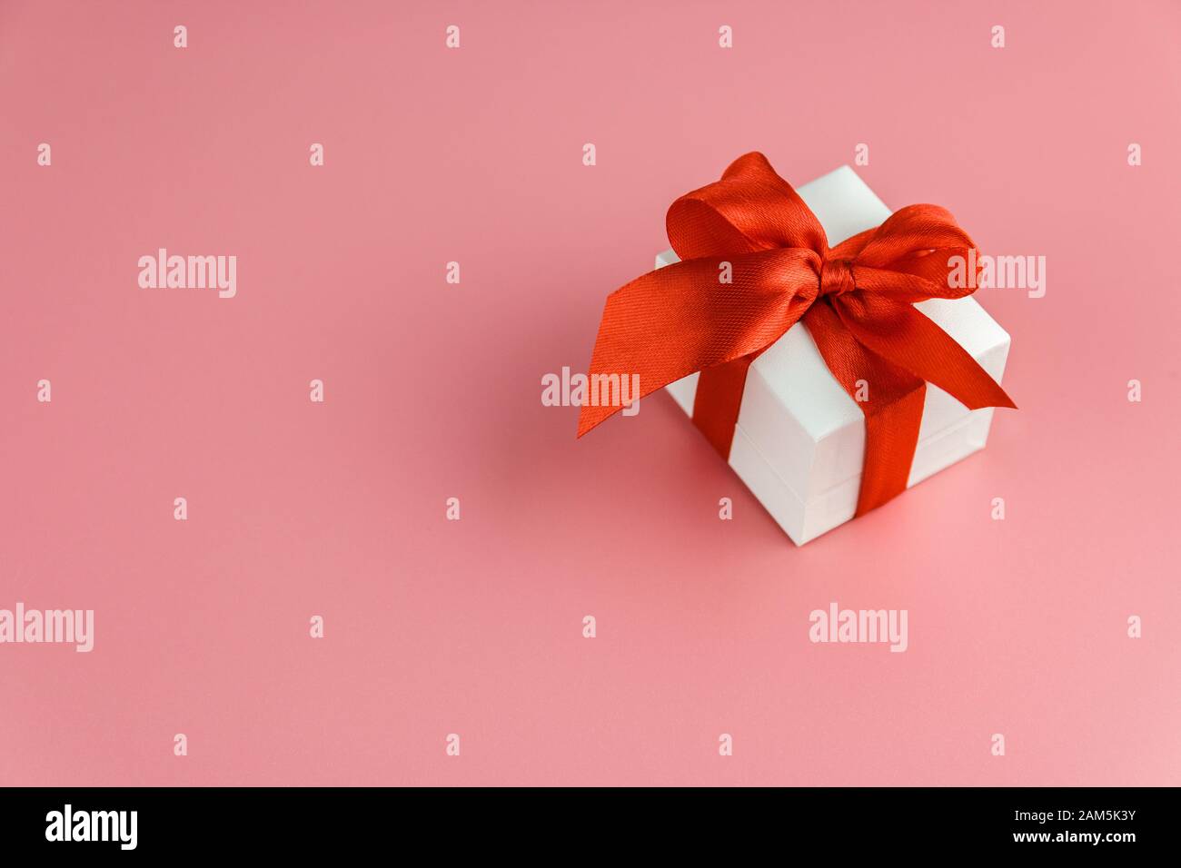 pink engagement ring box