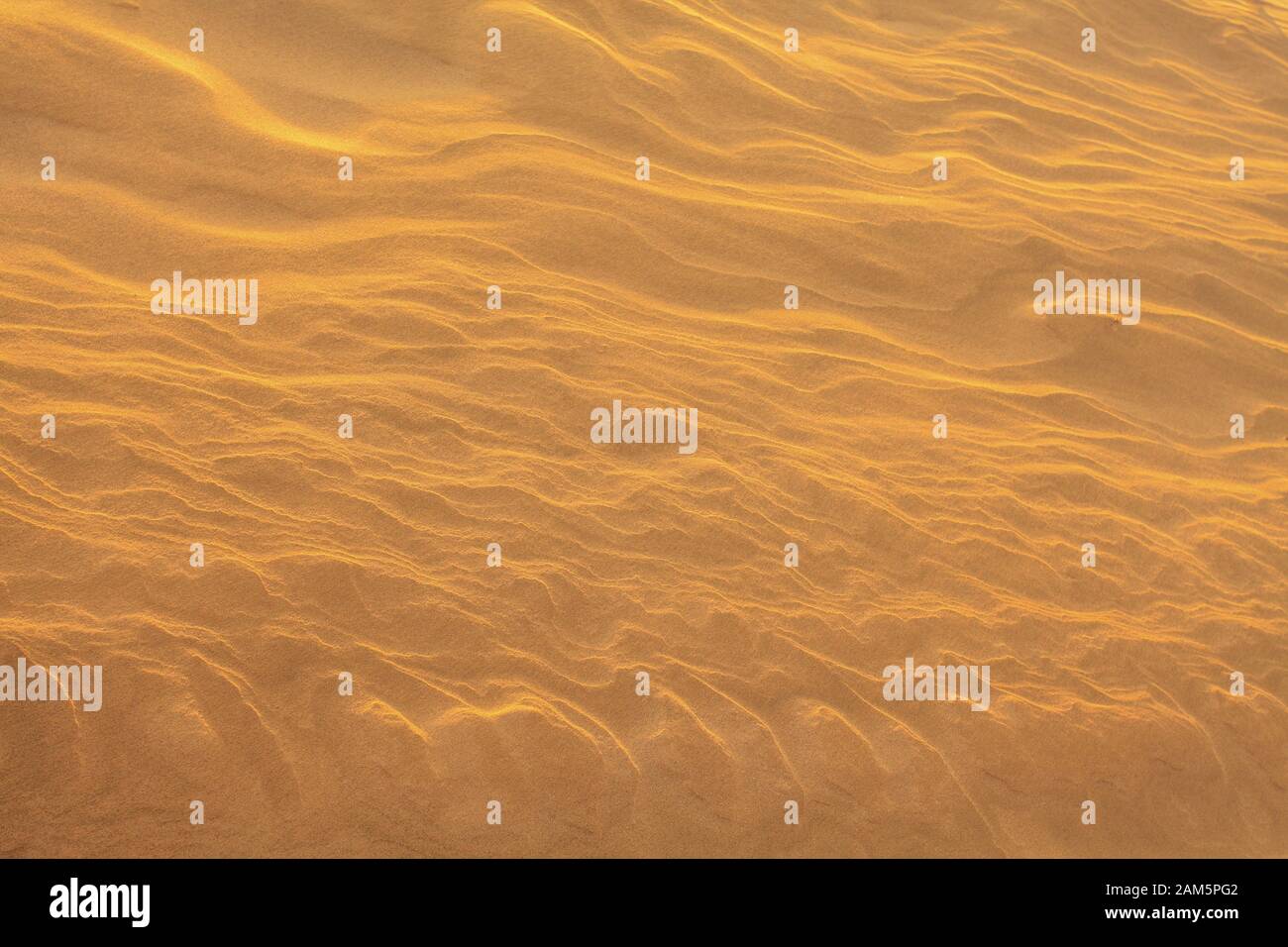 Sand texture in the Gobi desert, Mongolia Stock Photo