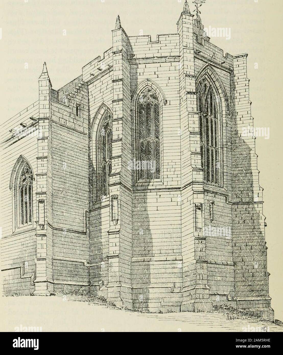 The castellated and domestic architecture of Scotland, from the twelfth to  the eighteenth century . e apse (see Fig. 1258) presents one of the most  strik-ing architectural designs in Scotland. The buttresses