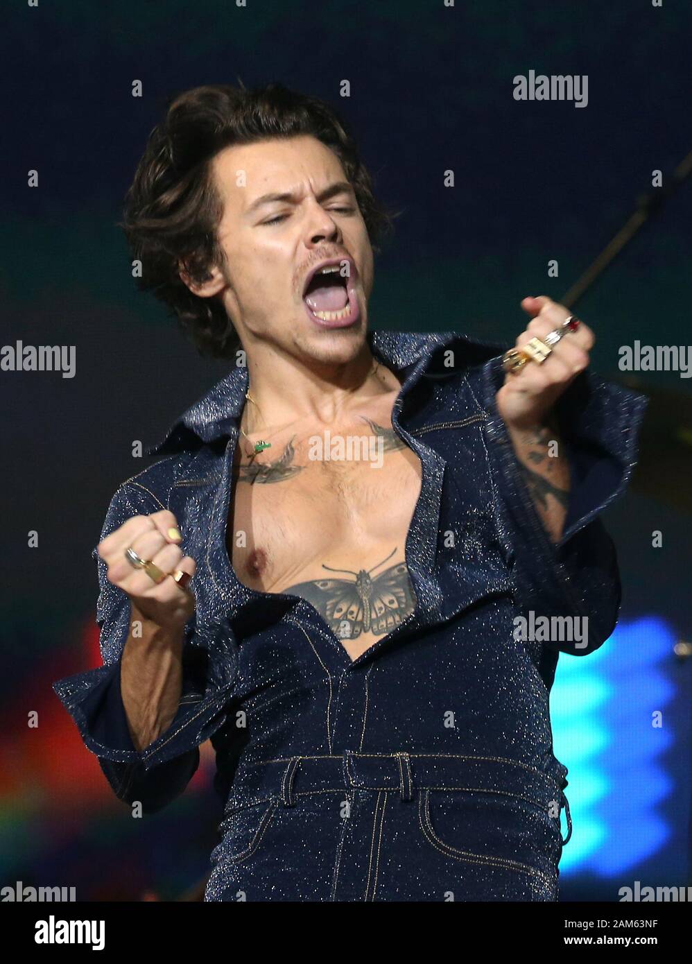 File photo dated 8/12/2010 of Harry Styles who is up for male solo artist  and best album in this year's Brit Awards Stock Photo - Alamy